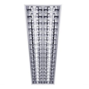 Corp iluminat interior florescent cu reflector montaj incastrat FIRI-03-218W REFL.SP.F.PROF.C.CU STARTER