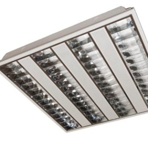 Corp iluminat interior florescent cu reflector montaj incastratFIRI 08 4x14W DP