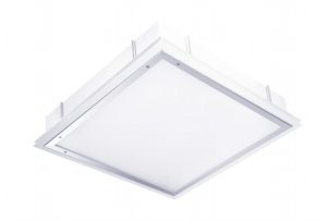 Corp iluminat interior florescent cu dispersor montaj incastrat FIDI 06 418 F HFP COMBO 3H RIGIPS